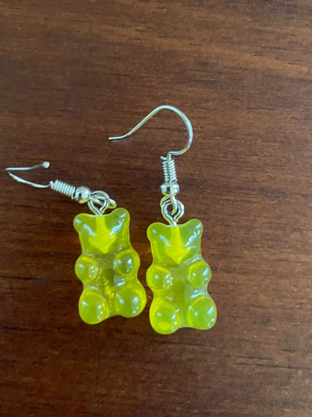 Bundle 3/$12.  Yellow gummy bear earrings